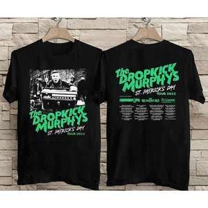 Dropkick Murphys St Patricks Day Tour 2022 Unisex T-shirt  12 Sided
